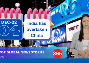 December 4, 2022. International Top Breaking NEWS. India has overtaken China.